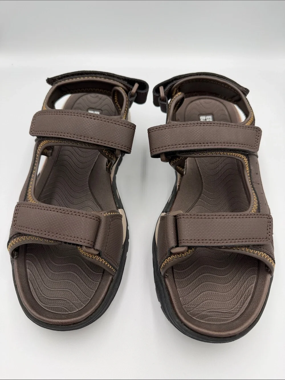 NWT Eddie Bauer Anchor Brown Sport Sandals Men’s Size 9M  Comfort Outdoor Hiking